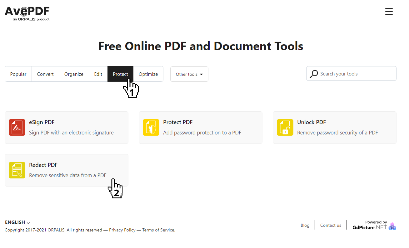 redact pdf online