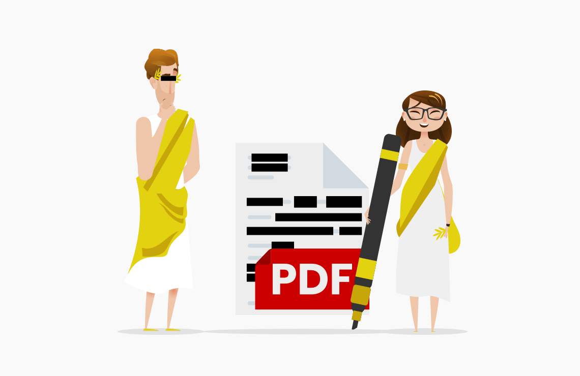 Redact your PDFs online with AvePDF