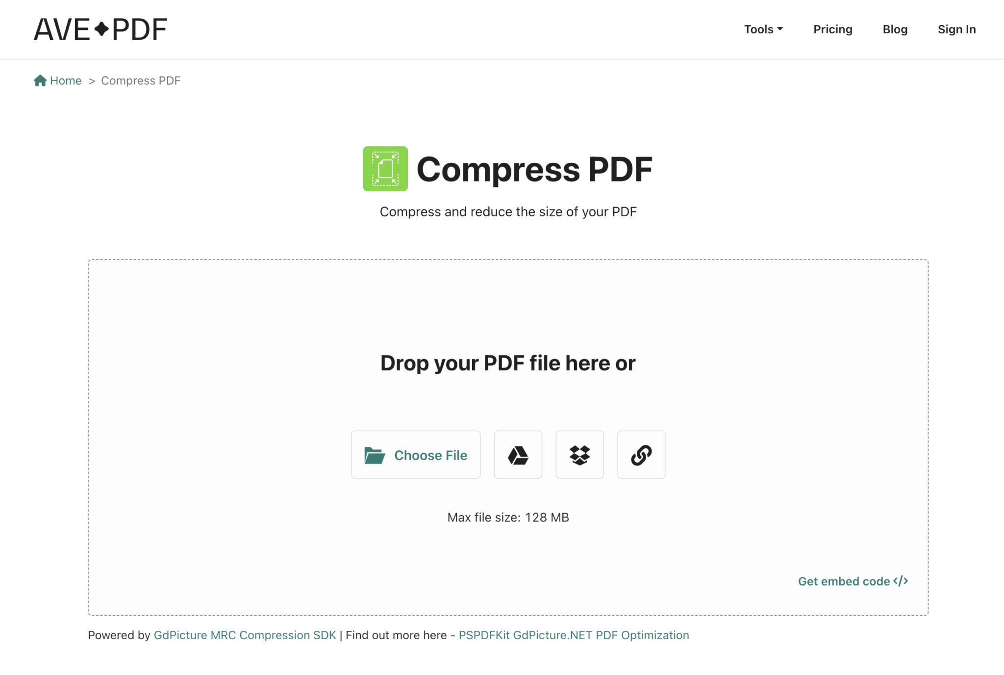 How to Compress a PDF to 300 KB Online for Free - AvePDF-Blog Compress ...
